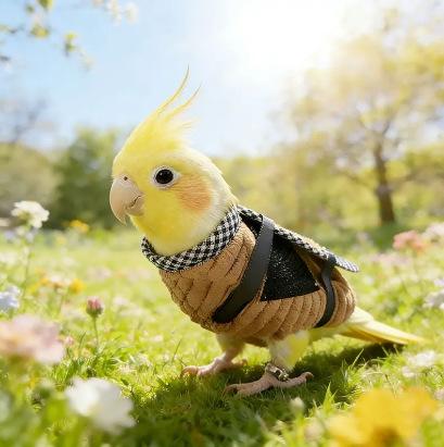 Parrot Anti Fly Outdoor Bird Walking Bag Frees Hands Xuan Feng Tiger Skin Peony Portable Outdoor Artifact Outdoor Handheld