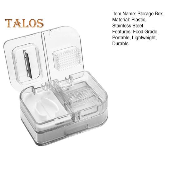 3-in-1-Pillenteiler, Aufbewahrungsbox für Tabletten, feuchtigkeitsbeständig, tragbare Größe, transparent, multifunktionale Pillentragetasche