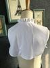 White Cotton Lace Stand-up Collar Sweet Fake Collar Cute Bow-tie Shirt-style Sweater Fake Collars for Women