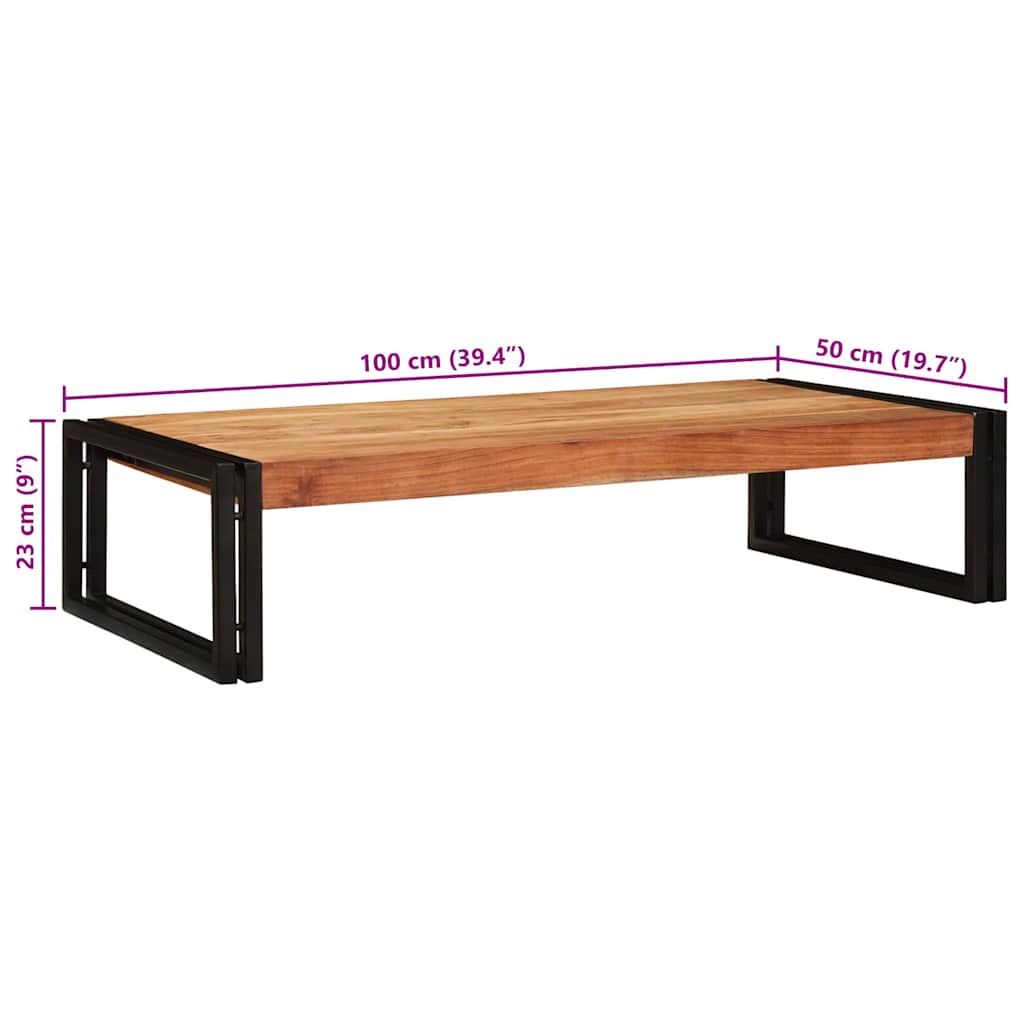 Bathroom Shelf for Braun 100 x 50 x 23 cm Solid Acacia Wood