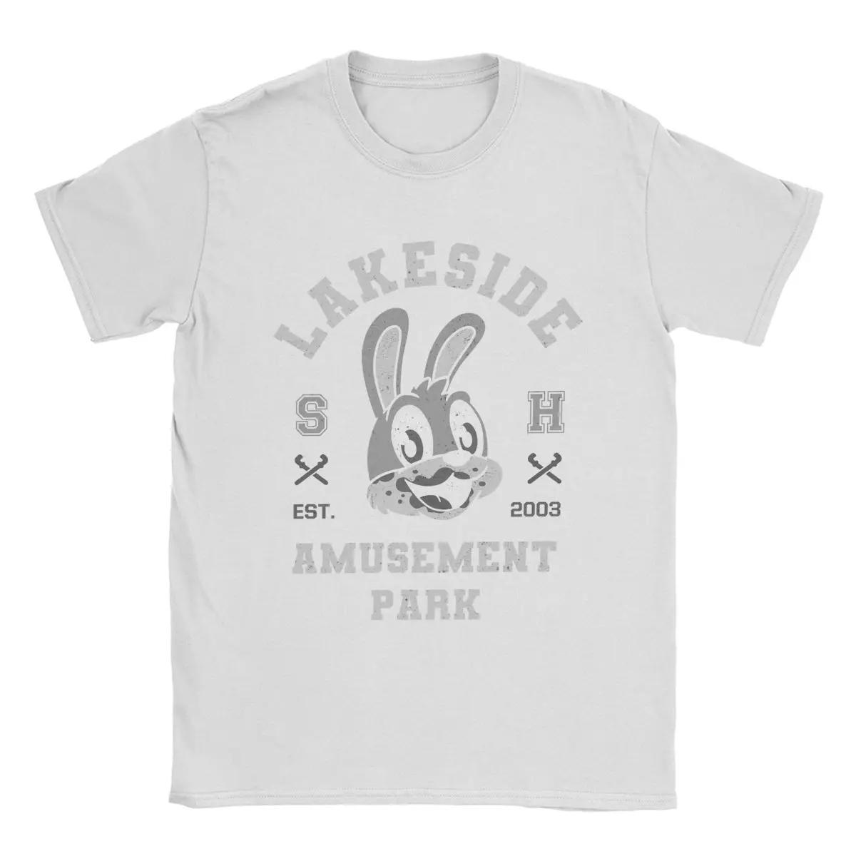 

Novelty Lakeside Amusement Park Varsity Silent Hill T-Shirts Men Cotton T Shirt Short Sleeve Tee Shirt Plus Size Clothes XL