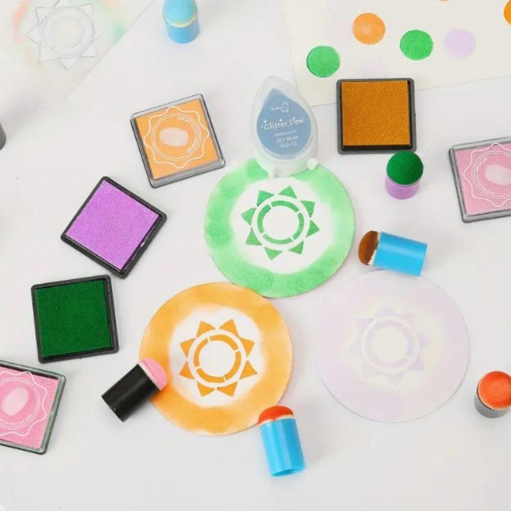 5 Stück Tusche Färben Finger Malen Schwamm Bastelmalerei Fingerhut Dauber Schwamm Handkonto