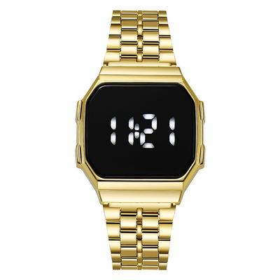 Yeni Moda Saat Erkek LED Dijital Kadın Saatleri Erkek Paslanmaz Çelik Kuvars Spor Kol Saati Günlük Saatler Erkek Saati Saat