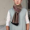 Autumn and Winter New High-end Thickened Warm Versatile Scarf Imitation Cashmere Two-color Small Fresh Business Men's Scarf