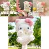 Cute Hellokitty Plush Doll Keychain Bag Charm For Girls