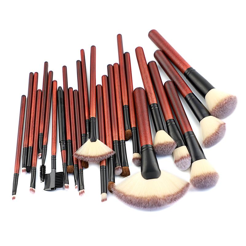 HMU Full Set Makeup Brush Set 26pcs Cruelty Free Soft Wood Professional High Quality Make up Brushes With Case