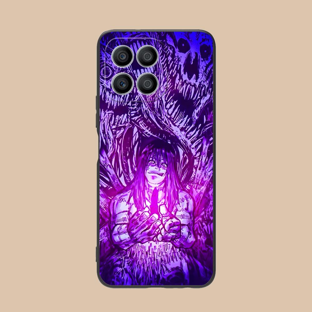 JJK Mahito Phone Case for Honor 90 80 70 60 50 30 20 10 9 8 7 Pro S SE Lite 5G Soft TPU Shockproof Cover