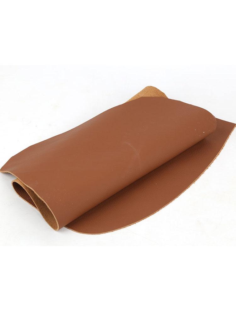 Matte Brown Lychee Leather Top Layer Cowhide Leather Seat Sofa Headboard Soft Cowhide 1.5mm Handmade Leather Bag Leather Goods