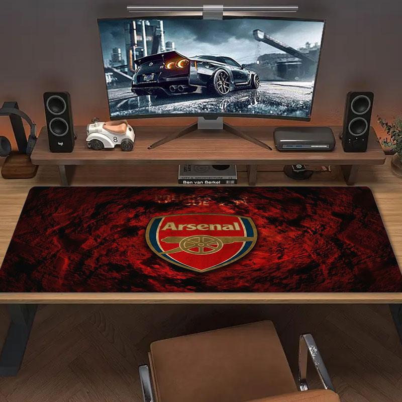 Arsenal F Large Size Mouse Pad Large Gaming Table Cushion Non-slip Laptop Tablet Big Mousepad XXL Mat Mini PC Playmat With Lock edge