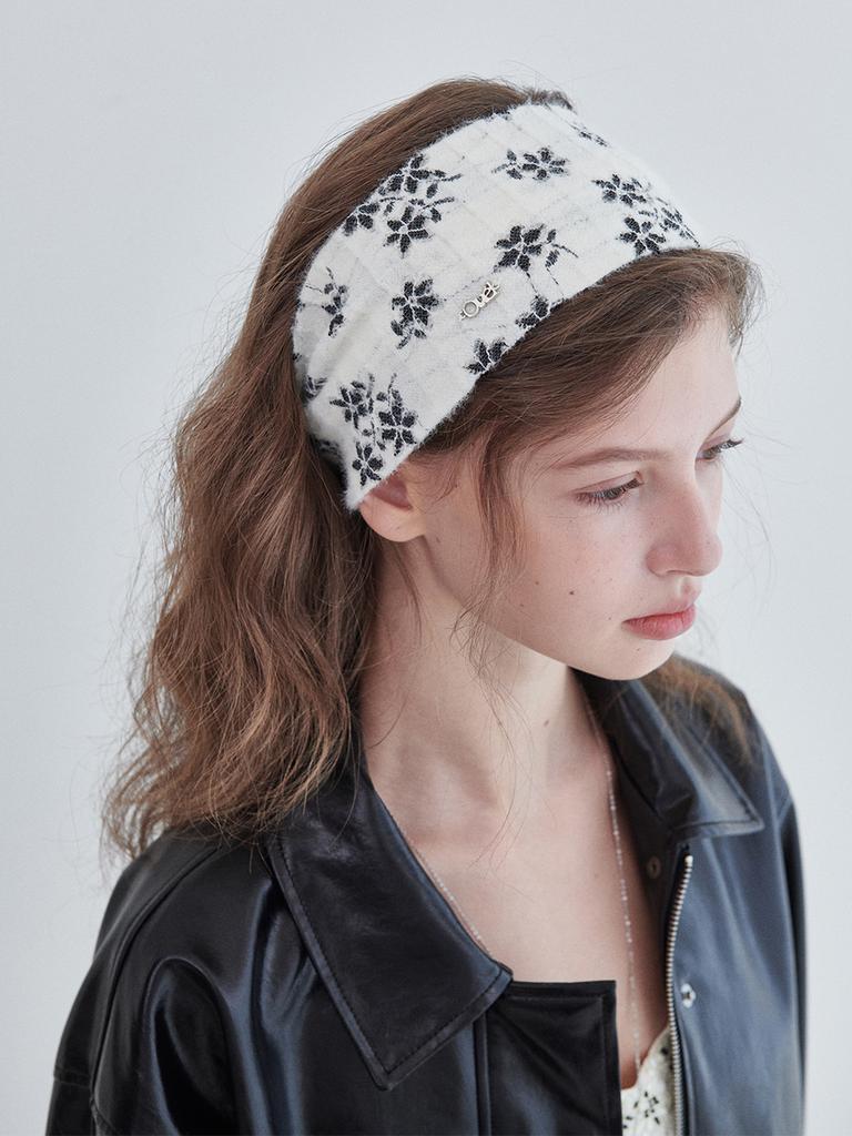 OUEL Bloom Knit Hairband_Ivory