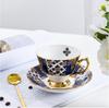 English court style bone porcelain coffee cups and horn luxurious afternoon tea porcelain cups cups dessert plates drinks for parties