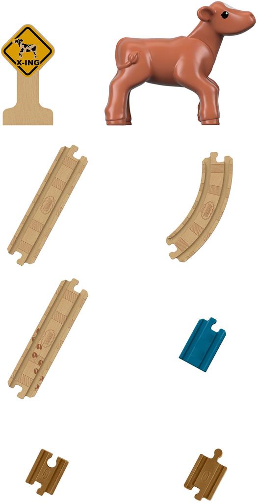 Thomas the Tank Engine Wooden Rail Series Straight & Curved Rail Extension Set FKF54