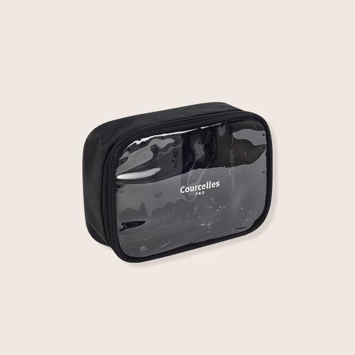 Transparent makeup pouch