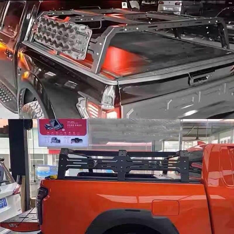 Raptor F150, Tundra, Ram, Ranger, Gladiator, Tacoma Pickup Truck Rear Trunk Tent & Luggage Rack