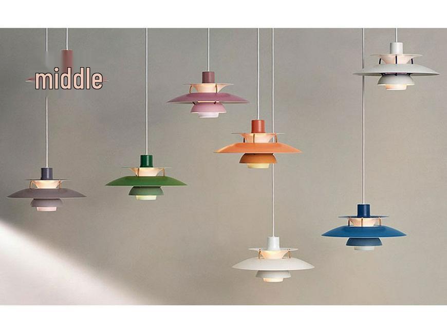 PH5 Nordic Pendant Light - Modern Minimalist Aluminum Design for Living Room, Bedroom, and Dining Spaces