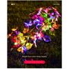 Solar Energy Outdoor Courtyard Four-Color Butterfly Flower Lawn Lamp Garden Decoration Ground Plug-In Landscape Lamp Flower Lamp