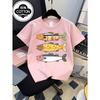 European Sizes Boys' T-Shirt Colorful Fish Pattern Print Design , Ideal for Outdoor Activities, Soft Knitted Top, Comfortable And Breathable