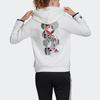 Adidas W 70 Sweat Casual Sports Pullover Fleece Hoodie Women Hoodies White FS8977