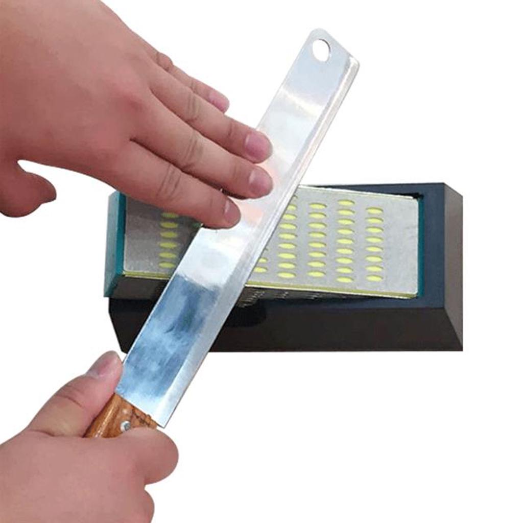 Buy 4 Sided Diamond Whetstone Sharpener Sharpening Stone 200 300 400 600 Grits at affordable