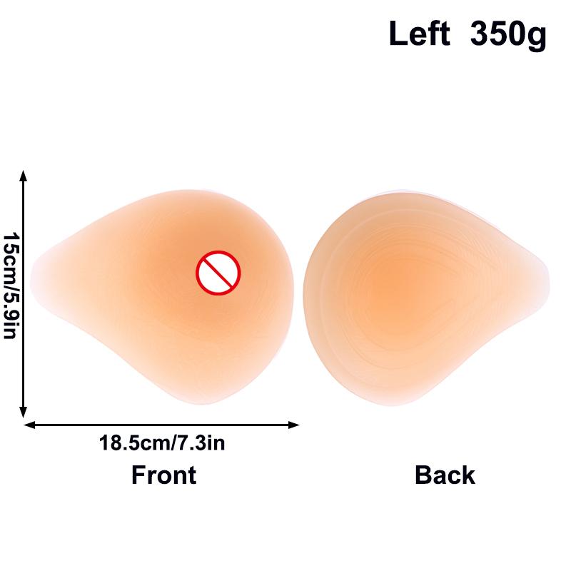 1 Stück Spiralförmige Postoperative Silikon-Prothese Künstliche Konkave Brustvergrößerungspads Prothese für Mastektomie