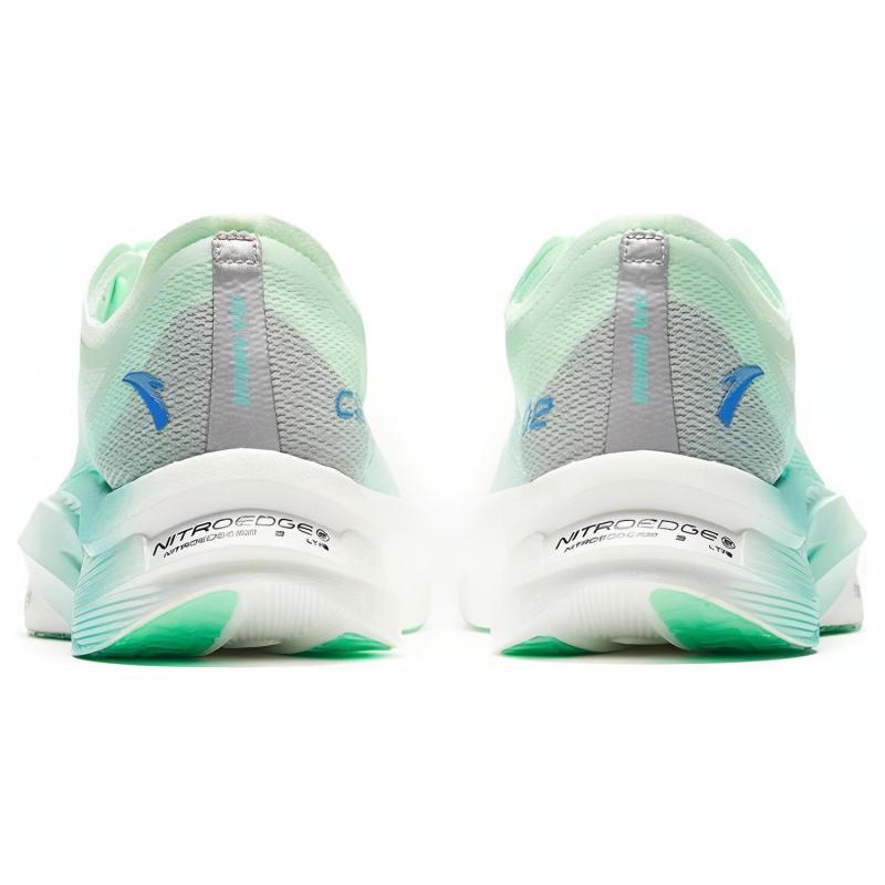 Anta C202 5 GT Cushioned Slip-Resistant Low-Top Running Shoes Women's Green Blue Sneakers 122355560-2