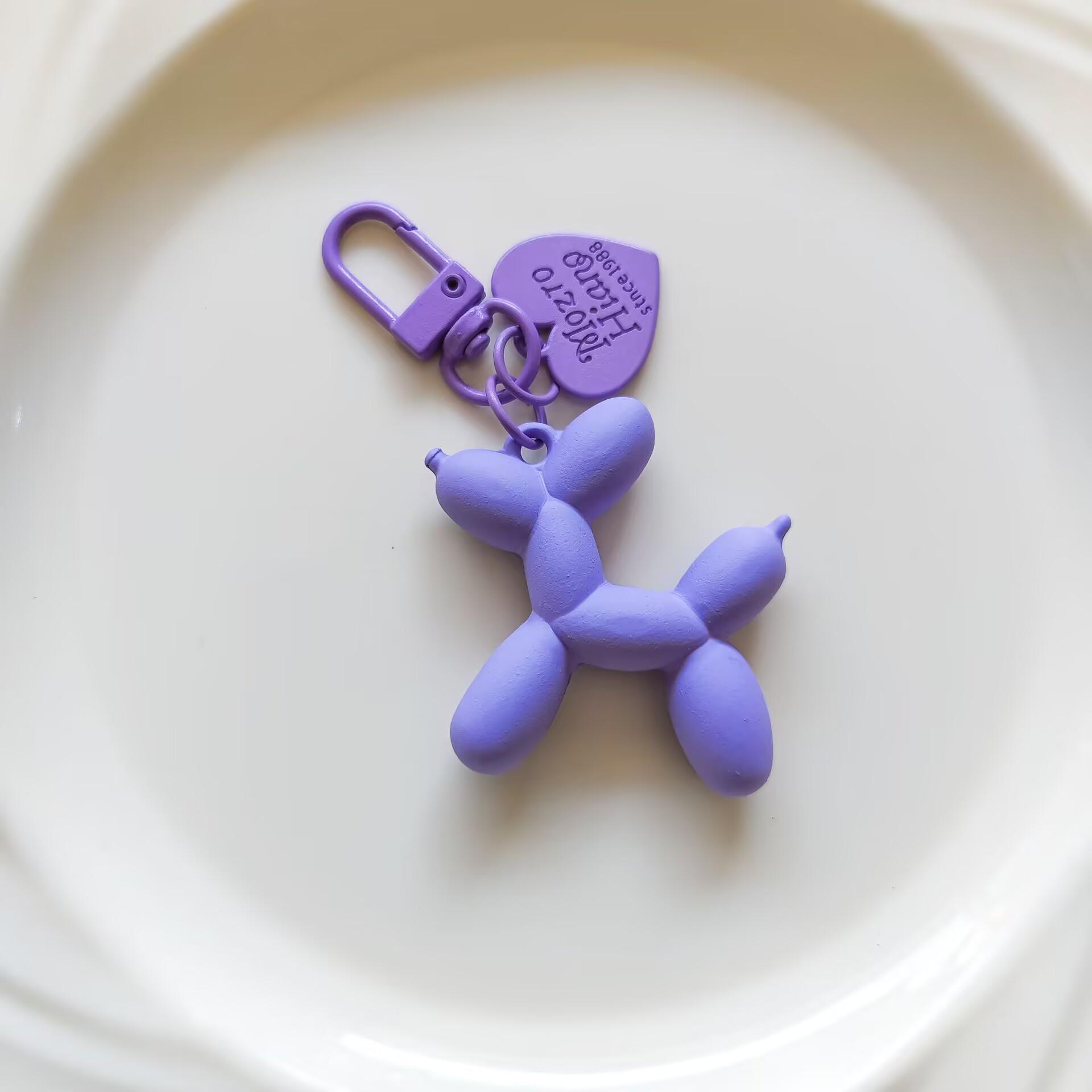 

Брелок и подвеска в виде собаки из цветного акрилового воздушного шара для багажа, наушников и чехлов для телефонов