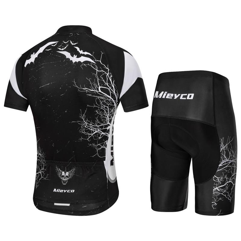 Mieyco-Black Skull Design Uniforms for Men, MTB Clothing, Clothing for Men Short Sleeve 2026 Summer Breathable Outdoor Sports Cycling Suit Set