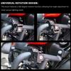 Universal Adjustable Motorcycle Headlight LED Spotlight Bracket Aluminum Mount Holder for Offroad Adventure Riding