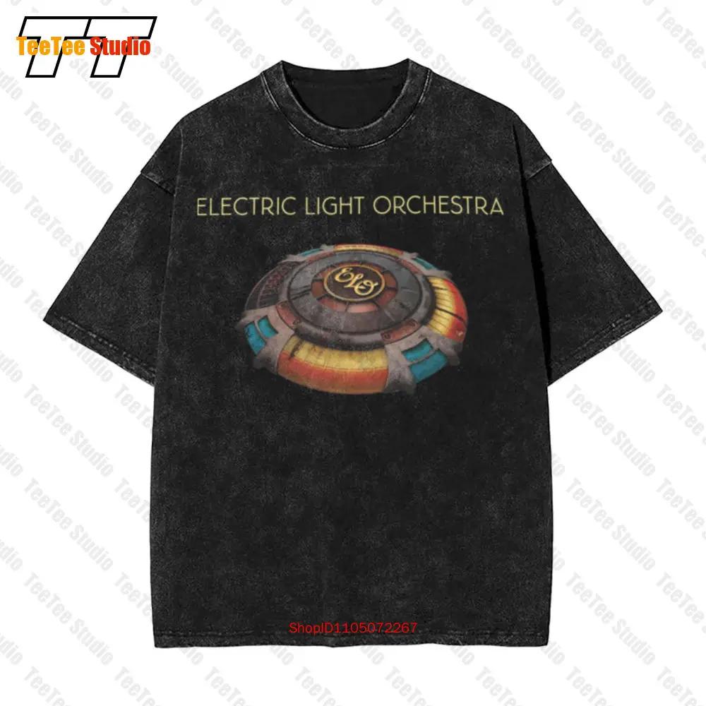 Official Electric Light Orchestra Vintage Oversized TShirt Mr Blue Sky Black Mens Rock Elo New BTB S