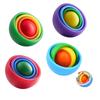 3D Rotationskugel Fidget Kreisel Sensorisches Spielzeug Hand Fidget Spinner Gyroskop für Kinder Jugendliche Erwachsene Kinder Stressabbau