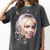 Liv Morgan Shirt Vintage Style T-Shirt Men's and Women's Same Top Streetwear Vintage T Shirt Oversized T Shirt Men Clothing
