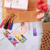 10Pcs Unfinished Acrylic Bookmarks with Tassels Bookmarks Paintable Page Marker for Adult Kid Painting Art Craft Project