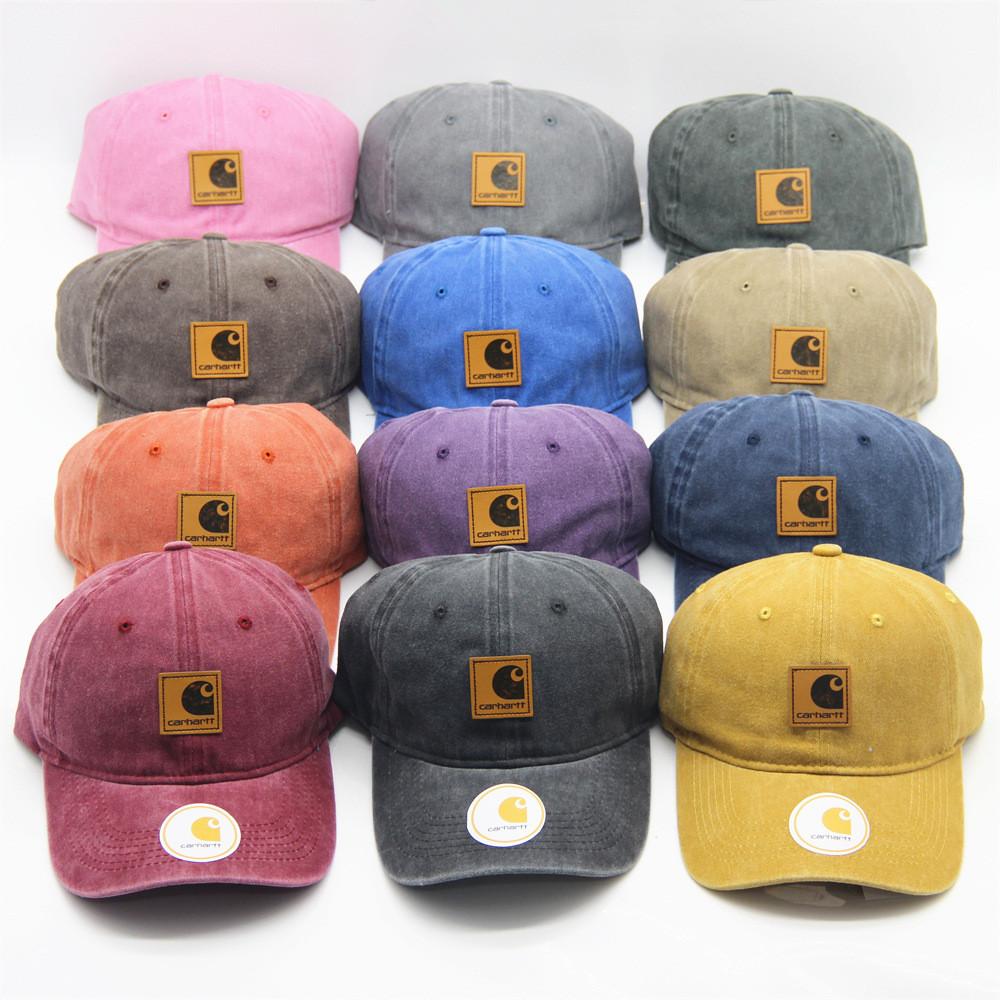 Summer Unisex Cotton Baseball Cap With Embroidered Letters For Casual Wear