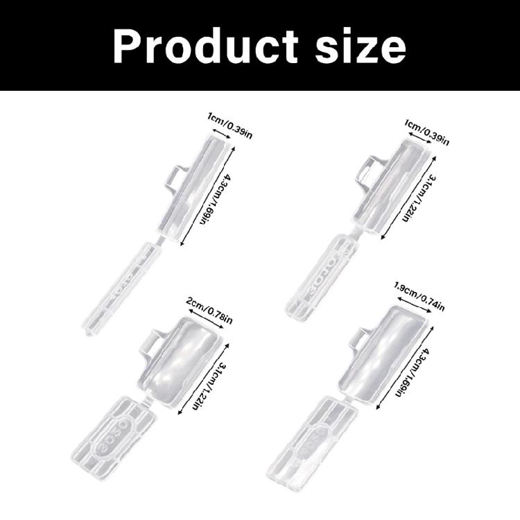 200Pcs Water Resistant Cable Marker Box Tear Proof Plastic Materials Portable for Home Theaters Networks Panel Wiring