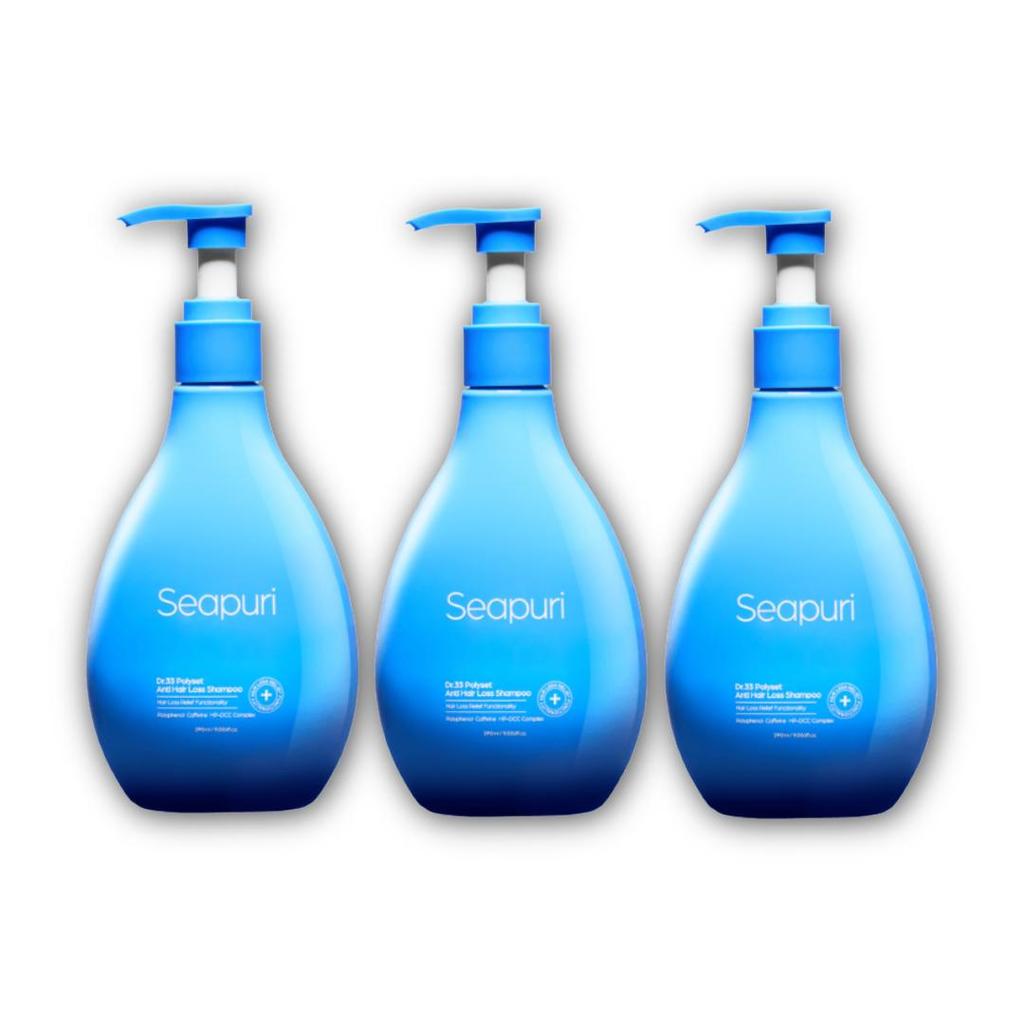 Seapuri Dr.33 Polyset Hair-Loss Shampoo 290ml (3 Options)
