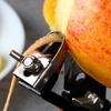 Steel potato and apple slicing and peeling machine