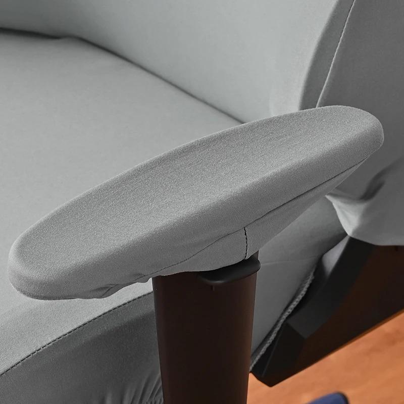 4pcs Ergonomic Office Computer Game Chair Slipcovers Stretchy Polyester Reclining Racing Gaming Chair Covers Waterproof Chair