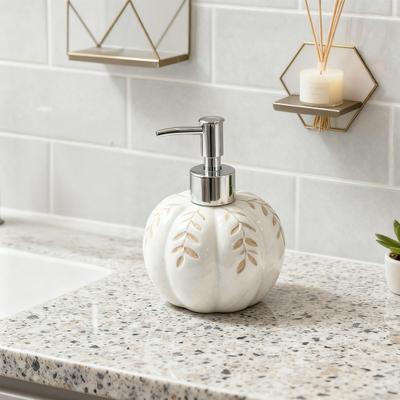 2 ks 460ML Halloweenská dýně Dávkovač tekutého mýdla Šampon Mýdlo na tělo Mýdlo na ruce Sprchový gel Nádoba na čisticí prostředek na obličej Koupelnová plnitelná prázdná s pumpičkou