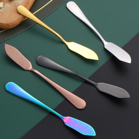Butter Spreader Cutter Stainless Steel Ergonomic Handle Cutter for Baking And Breakfast Smooth Cream Jam