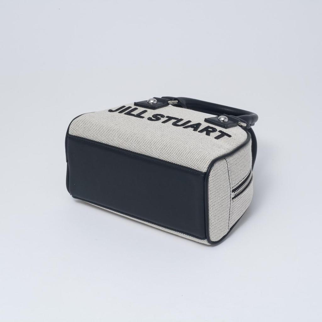 JILL STUART Mini Boston Bag with Brand Daily JSLH5AB2 Panel, Women's Logo, Casual,