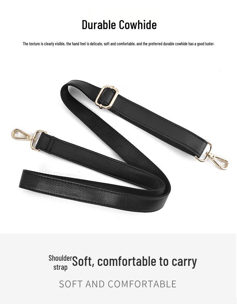 Qian Dian 2025 Snygg Mångsidig Handväska för Kvinnor - Stor Kapacitet Äkta Läder Damväska