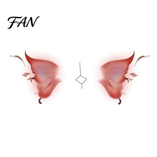 Scary Makeup Kits for Adults Halloween Face Tattoo Stickers, Waterproof Decals Party, Facial Stickers Temporary Wound Scar Body Art Kids Cosmetic