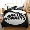 3D Printed Arctic Monkeys Music Band Bedding Set Duvet Cover Bed Set Quilt Cover Pillowcase Comforter King Queen Size Boys Adult
