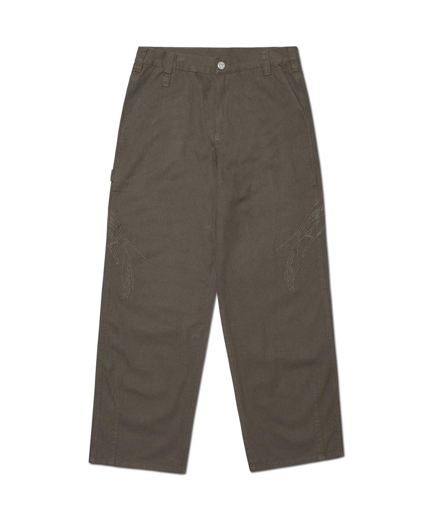 Nomaenyueol Side Graphic Pants - Charcoal