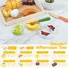 Interactive Dollhouse Miniature Bread Simulation Pretend Play Cutting Toy  Play Food Set