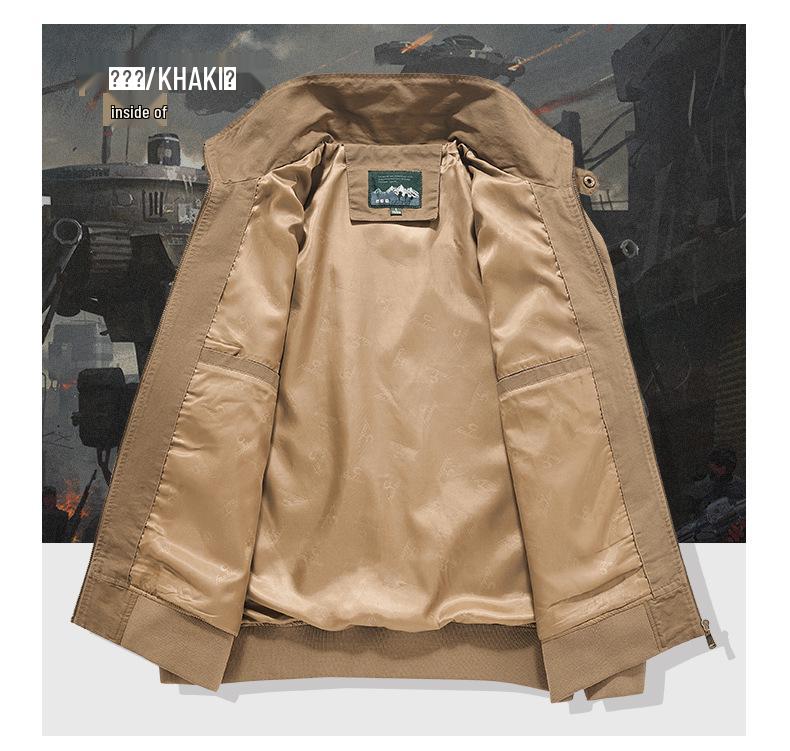 Men's High-End Winter Pilot Jacket with Lambswool and Velvet