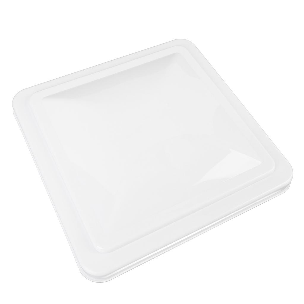 RV Roof Vent Cover UV Resistant 14 Inch Replacement Vent Lid for Camping Vehicle Trailer Motorhome White