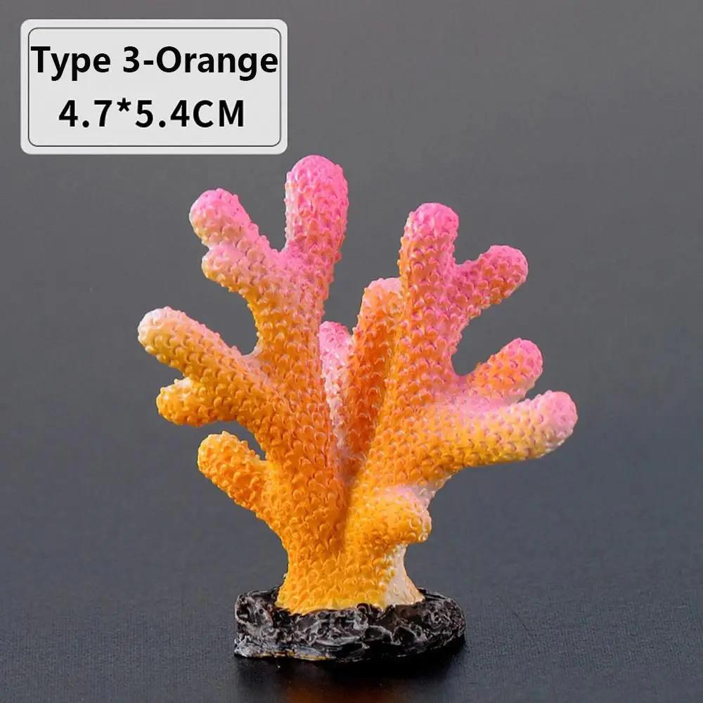 Aquarium Artificial Coral Landscape Ornaments Garden Fish Tank Decor Resin Reef Rock Making Simulation Starfish DIY Background