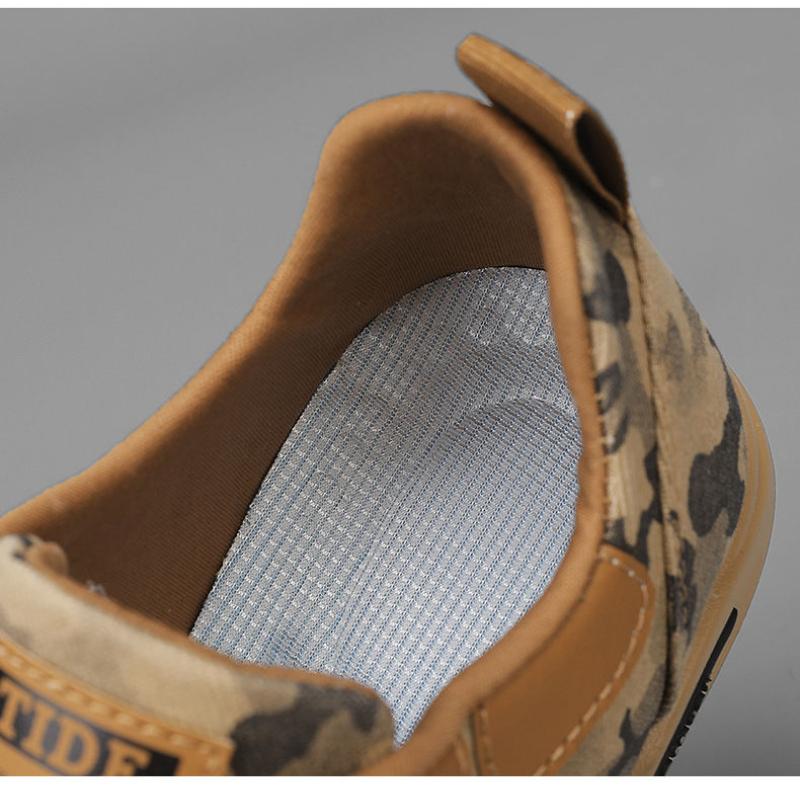 Spring and Summer Men's Breathable Casual Canvas Shoes Low-top Commuter Shoes