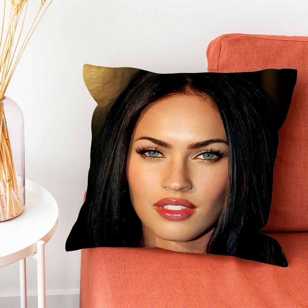 

Megan Fox Jennifers Body Pillow Case Pillow Case Living Room Sofa Cushion Cover Suitable For Home Bedroom Room Decoration 16x16Inch